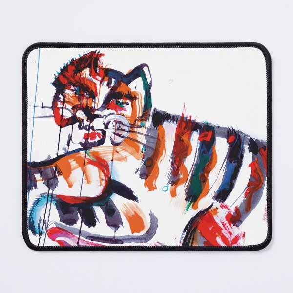 Item preview, jumping tiger designed and sold by Sylke Gande.