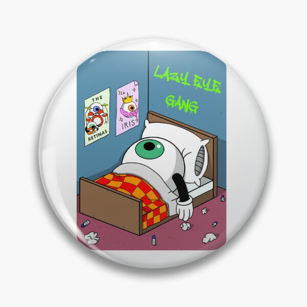 Item preview, Lazy eye gang (green) designed and sold by DeadpanStudios.