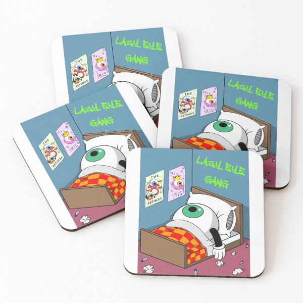 Item preview, Lazy eye gang (green) designed and sold by DeadpanStudios.
