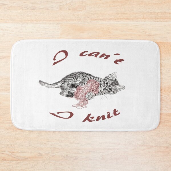Item preview, Chaton à la pelota - graphite and brown-red colored version, text in english designed and sold by SylvieG18.