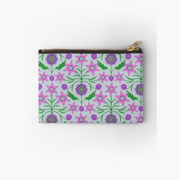 Item preview, AUDREY Floral Botanical Cottage Damask Pattern in Pink Purple Green Blue - UnBlink Studio by Jackie Tahara designed and sold by Jackie Tahara of UnBlink Studio.