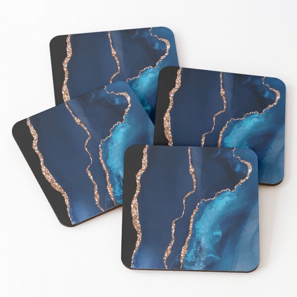 Item preview, Turquoise-Blue-Hues And Teal Faux Marble Designs designed and sold by DEC02.