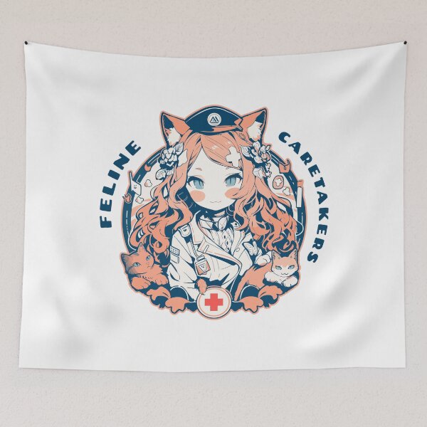 Item preview, Feline Caretakers designed and sold by Chibi Cat Art Corner.