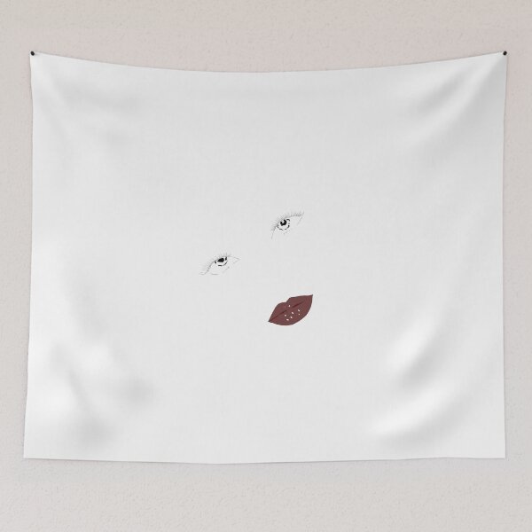 Item preview, close-up portrait beautiful red lips Throw Blanket. designed and sold by Nesyarat.