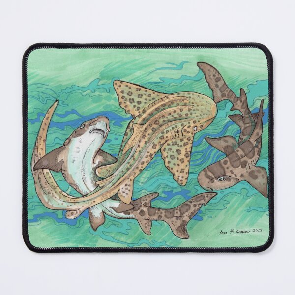Item preview, From ocean to ocean leopard sharks designed and sold by Shadowind.