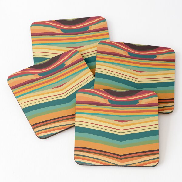 Item preview, Horizontal Linear pattern | Retro colors designed and sold by Hazmat-AI7.