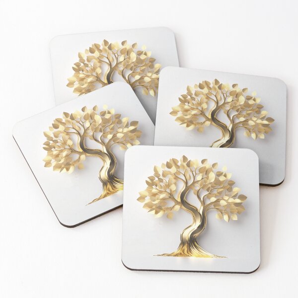 Item preview, Golden tree in autumn - warm gold leaves designed and sold by E-PrintStore.