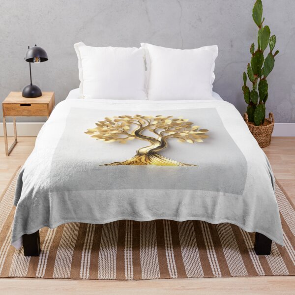 Item preview, Golden tree in autumn - warm gold leaves designed and sold by E-PrintStore.