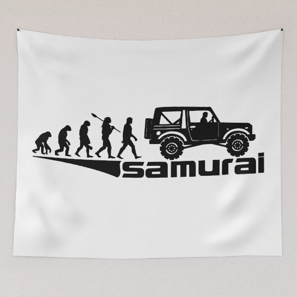 Item preview, Samurai Evolution of Mankind - Classic 4x4 (black) designed and sold by Groenendijk.