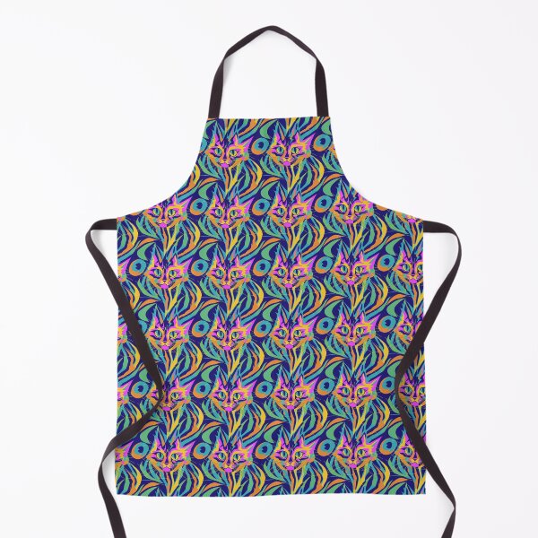 Item preview, Vibrant Cat DMT Trippy Pink and Green Pattern designed and sold by Aaron2610.