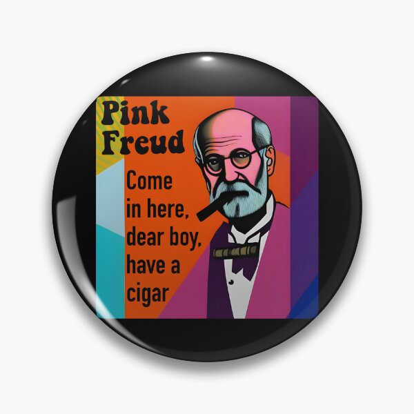 Item preview, Pink Freud, come  in here dear boy and have a cigar designed and sold by The Snarky  Psychologist.