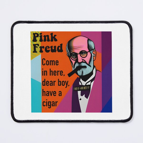 Item preview, Pink Freud, come  in here dear boy and have a cigar designed and sold by The Snarky  Psychologist.