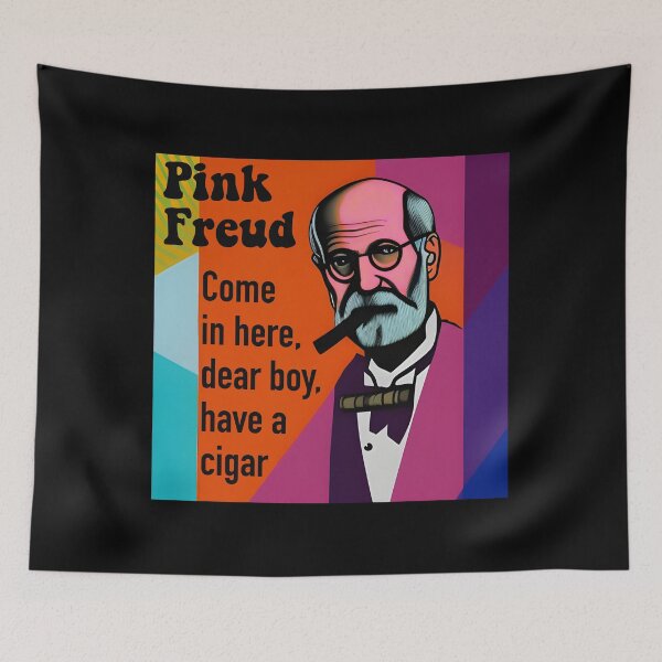 Item preview, Pink Freud, come  in here dear boy and have a cigar designed and sold by The Snarky  Psychologist.