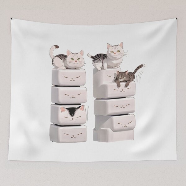 Item preview, Cat Stacker - Cute and Perfect Tower Builder Game designed and sold by Lychee Design.