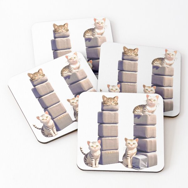 Item preview, Cat Stacker - Cute and Perfect Tower Builder Game designed and sold by Lychee Design.