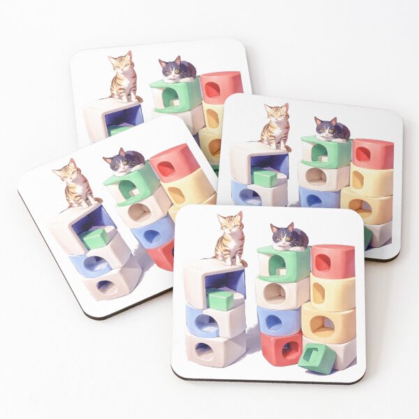 Item preview, Cat Stacker - Cute and Perfect Tower Builder Game designed and sold by Lychee Design.