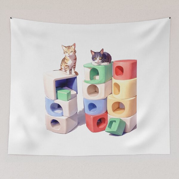 Item preview, Cat Stacker - Cute and Perfect Tower Builder Game designed and sold by Lychee Design.