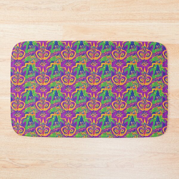 Item preview, Vibrant Cat DMT Trippy Purple and Green Pattern designed and sold by Aaron2610.