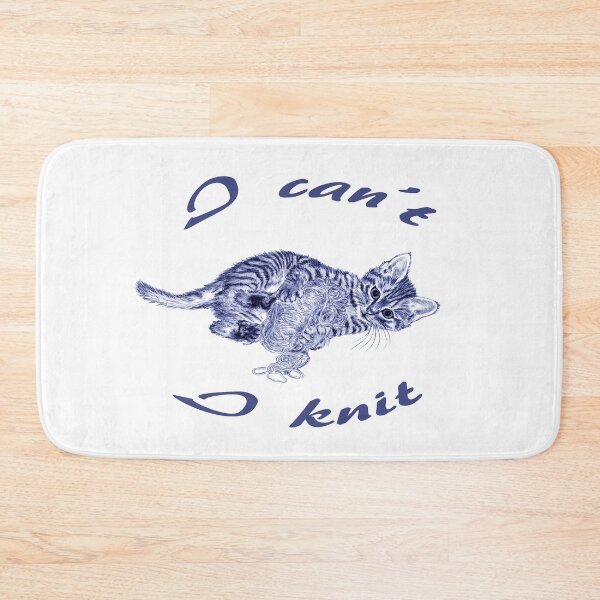Item preview, Chaton à la pelota - blue colorized version, text in english designed and sold by SylvieG18.