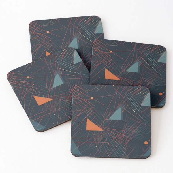Item preview, Abstract pattern 80's aesthetic retro dark designed and sold by Hazmat-AI7.