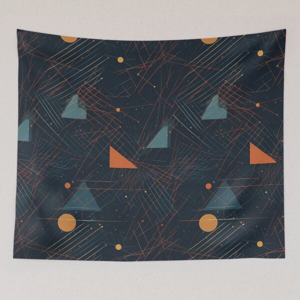 Item preview, Abstract pattern 80's aesthetic retro dark designed and sold by Hazmat-AI7.