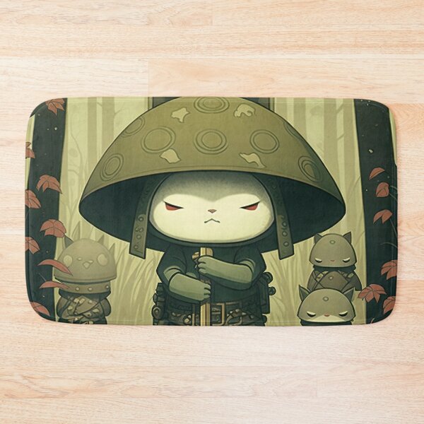 Item preview, samurai cat designed and sold by ururuty.