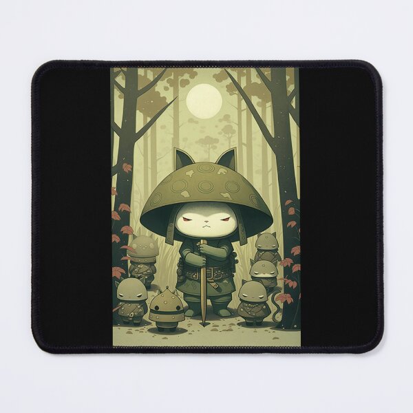 Item preview, samurai cat designed and sold by ururuty.