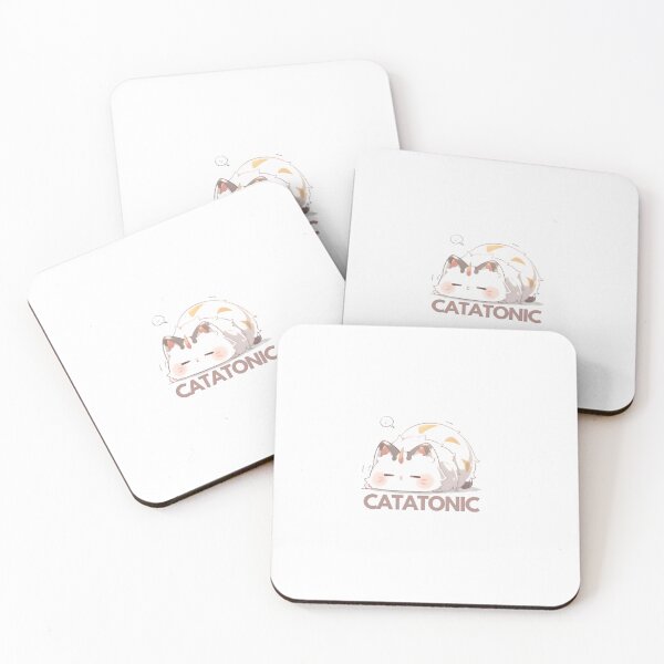 Item preview, International Cat Day | CATatonic Cat  designed and sold by StickeryPickery.