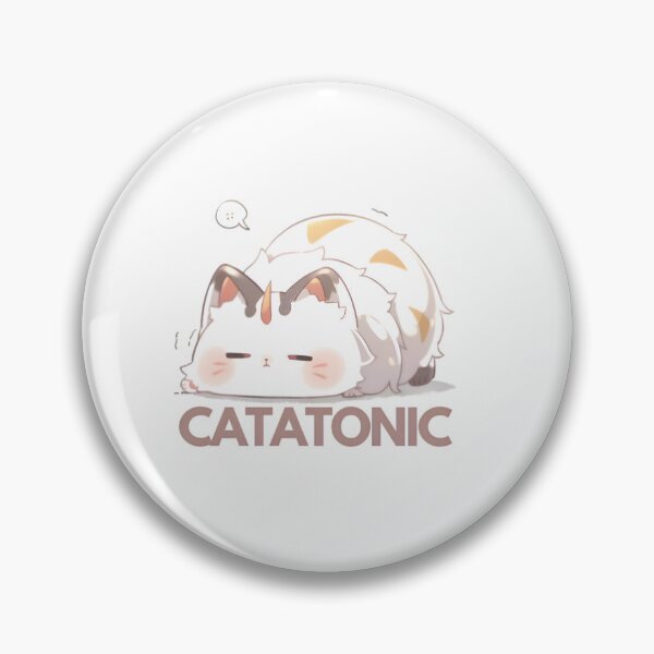 Item preview, International Cat Day | CATatonic Cat  designed and sold by StickeryPickery.