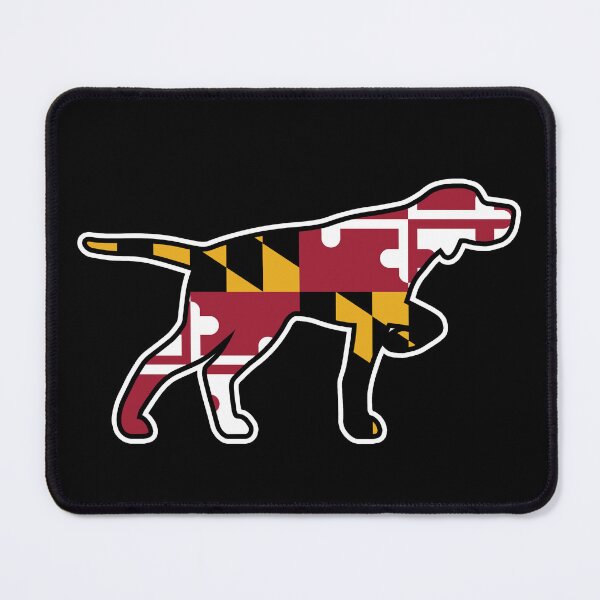 Item preview, Pointer Dog Silhouette with Maryland Flag designed and sold by Jenn Inashvili.