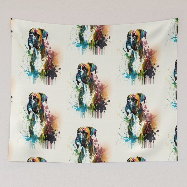 Item preview, Abstract Boxer Art designed and sold by KingExpressions.
