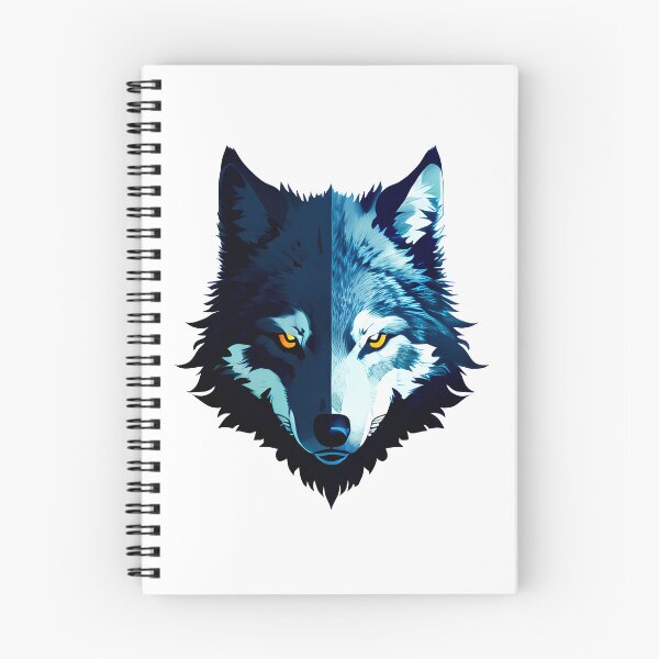 Aperçu de l'œuvre Loup bleu créée et vendue par Formidabelt.