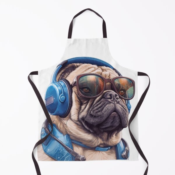 Item preview, A Habu dog wearing sunglasses and headphones designed and sold by Algaefield.