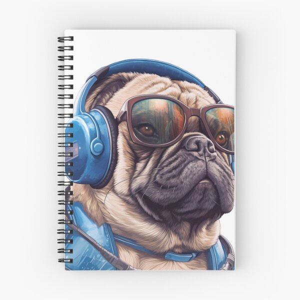 Item preview, A Habu dog wearing sunglasses and headphones designed and sold by Algaefield.