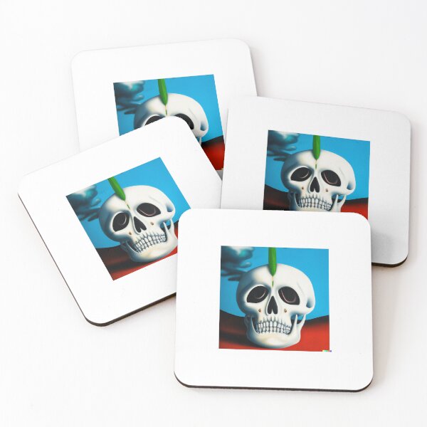 Item preview, Spooky Skull - Dalli style designed and sold by QuirkyVanGogh.