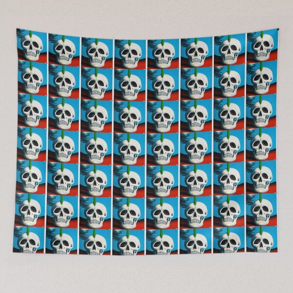 Item preview, Spooky Skull - Dalli style designed and sold by QuirkyVanGogh.