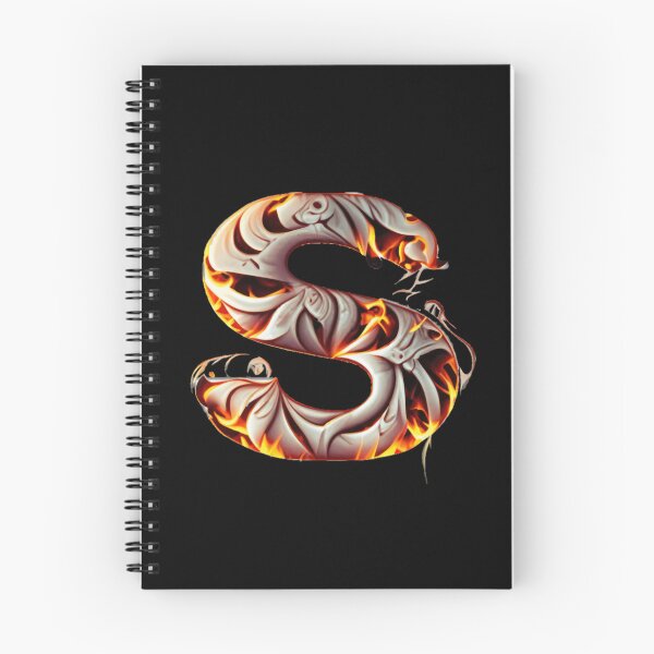 Item preview, Letter < S > Fire Style designed and sold by ImgByLili.