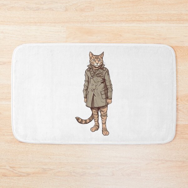 Item preview, Cat in military outfit designed and sold by hamishby.