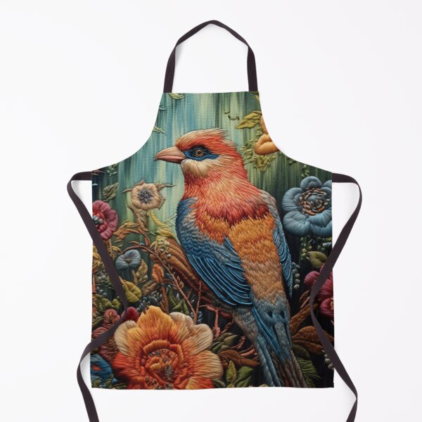 Item preview, Embroidery art flower and bird pattern poster 11 designed and sold by UnaWu533.