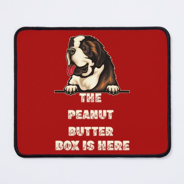 Item preview, The Peanut Butter Box Is Here: Musical Notes Funny St. Bernard Dog Commercial Humor New Version designed and sold by JoyOfHopeStore.