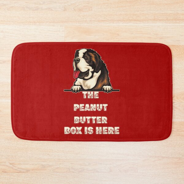Item preview, The Peanut Butter Box Is Here: Musical Notes Funny St. Bernard Dog Commercial Humor New Version designed and sold by JoyOfHopeStore.