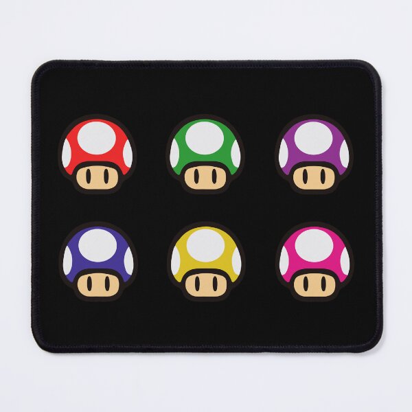 Item preview, 1up retro mushrooms pack of 6 designed and sold by chicagocat80s.