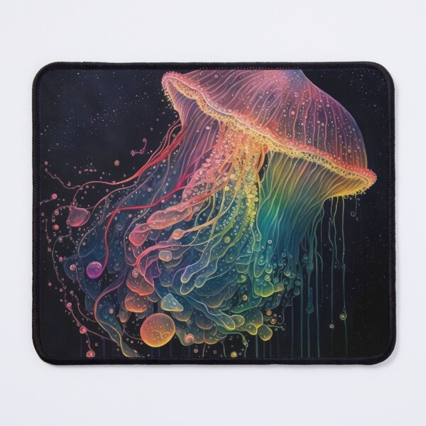 Item preview, Jellyfish Glowing Magic 3 designed and sold by ImaginationbyAI.