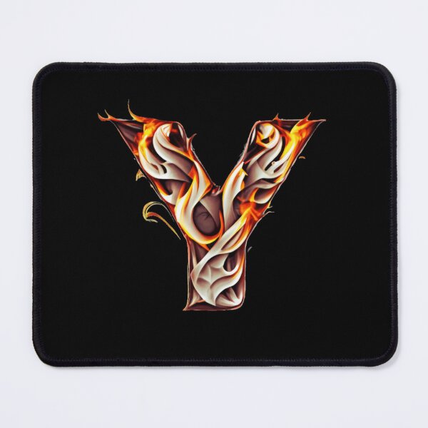 Item preview, Letter < Y > Fire Style designed and sold by ImgByLili.