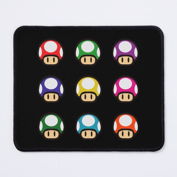 Item preview, 1up retro mushrooms pack of 9 designed and sold by chicagocat80s.