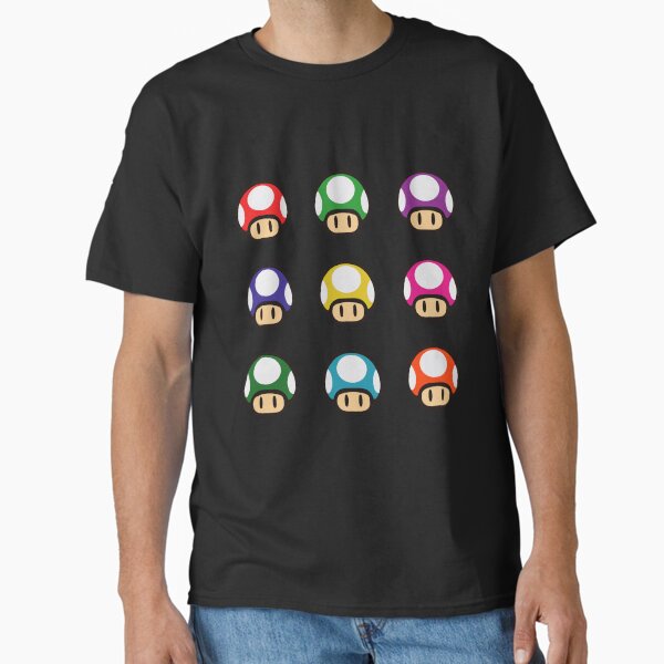 Item preview, 1up retro mushrooms pack of 9 designed and sold by chicagocat80s.