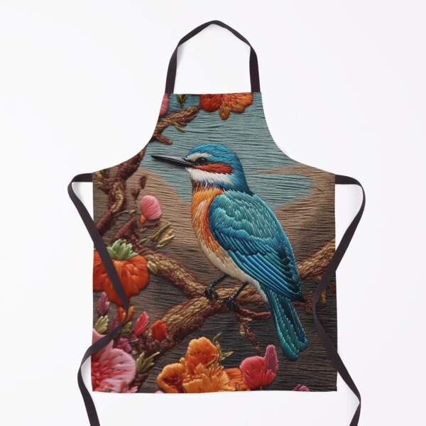 Item preview, Embroidery art flower and bird pattern poster designed and sold by UnaWu533.