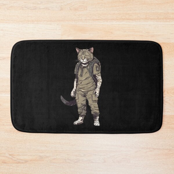 Item preview, Cat in military outfit designed and sold by hamishby.