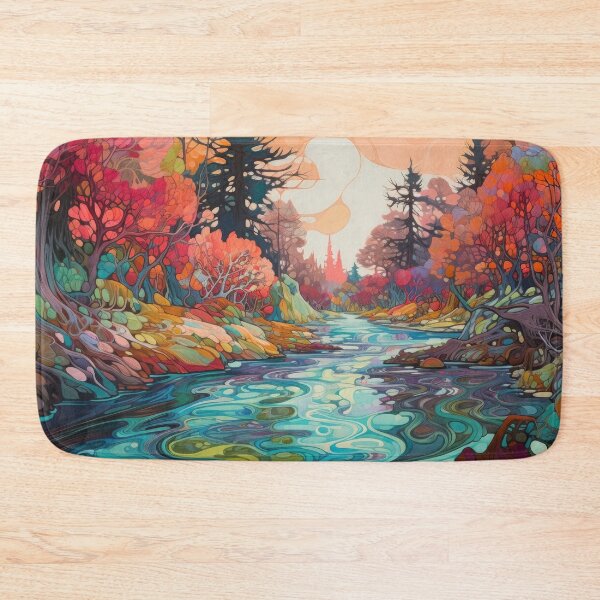 Item preview, Pink Patterns in Waters and Skies designed and sold by ImaginationbyAI.