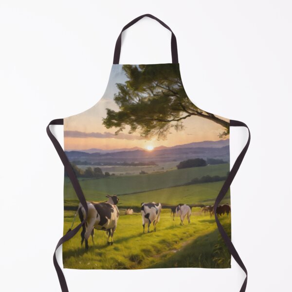 Item preview, Herd of Cattle Grazing on Lush Green Field Rural Landscape designed and sold by Zeph1.